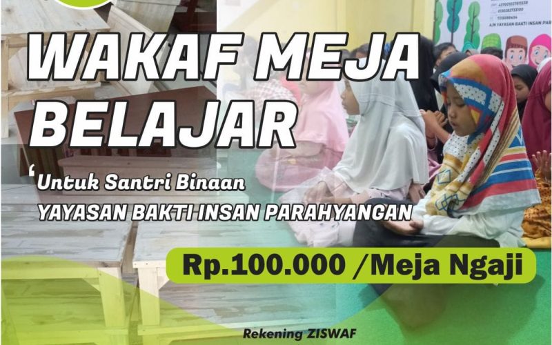 program-wakaf-meja-belajar